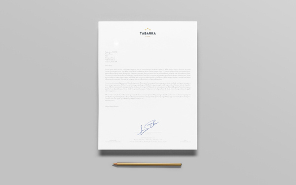 Tabarka Studio on Behance #print #stationary