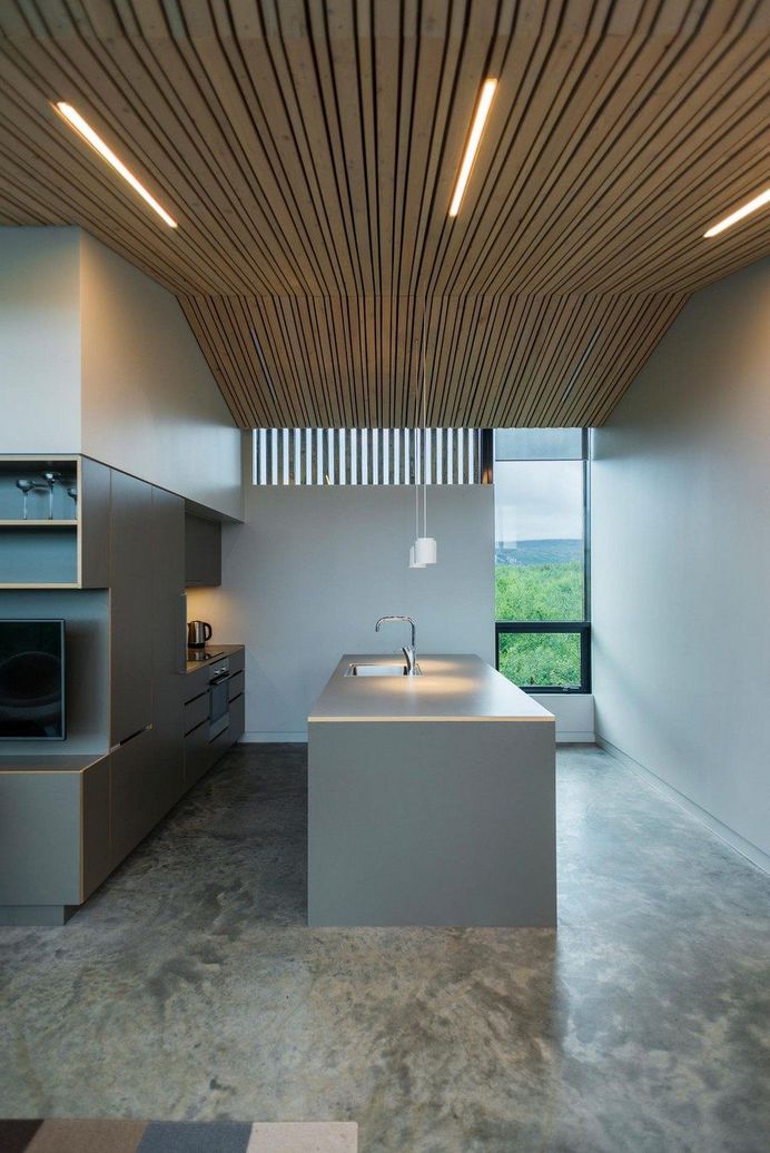 This Rural Cottage in Iceland Have Turf Roofs and Burnt Timber Cladding 6