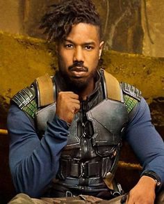 Michael B. Jordan Black Panther Leather Vest (6)