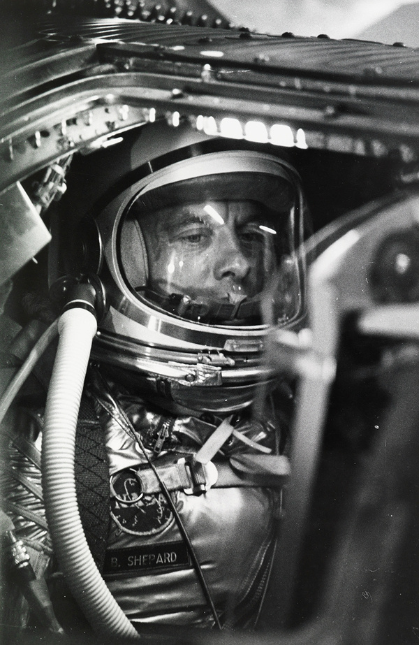 Alan Shepard waits to become the first American in space, Cape Canaveral, 1961.Photograph by NASA #astronaut #nasa #american #nat #vintage #film #alan #geo #shepard