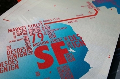 Experimental Print - Part 1 on the Behance Network #red #design #experimental #poster #type #blue