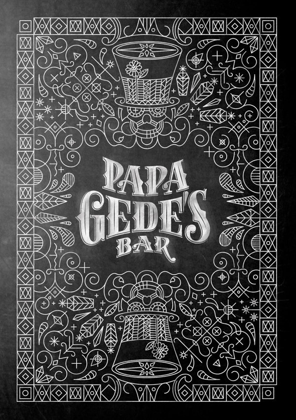 Papa Gede's Bar Sydney Branding and Typography on Behance #lettering
