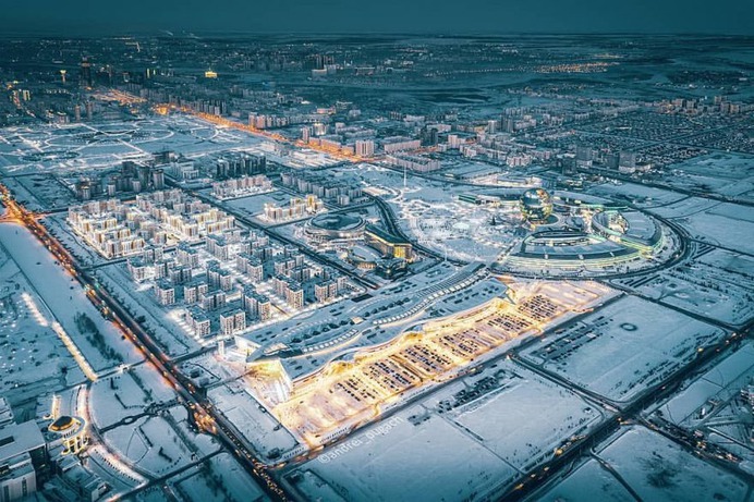 Astana From Above: Striking Drone Photography by Andrei Pugach