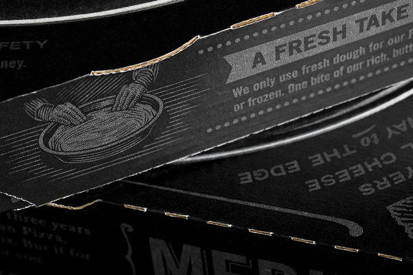 Domino's Pan Pizza #illustration #branding #typography