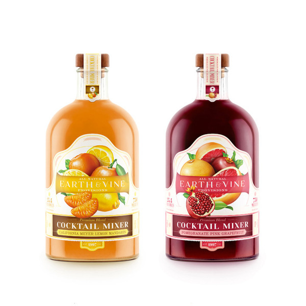 lovely package earth and vine 1 #beverage #packaging #drink #alcohol #orange #mixer