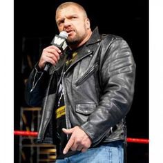 One of the Most Famous WWE Wrestler Triple H has turned 50 Years old today. Let's wish him a great tribute on his birthday. Here is His Black Leather Jacket. #happybirthday #tripleh #paulmichaellevesque #wwe #wweraw #wwf #wrelstemania #wwestar