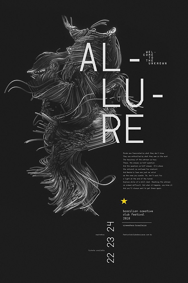 Brazilian Creative Club Festival 2018 posters