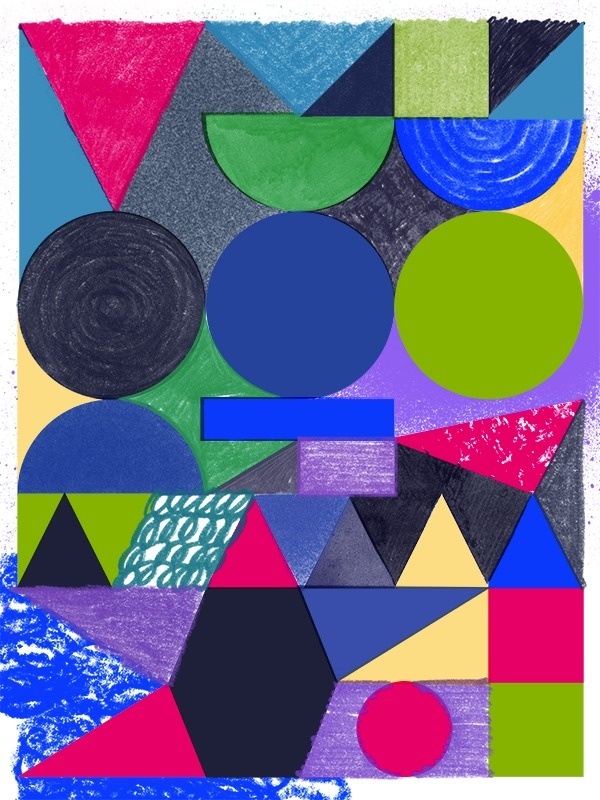 Gems: Lots of Shapes #illustration #geometry