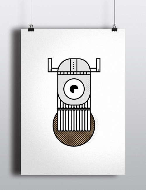 Viking #characters #stroke #illustration #creatures #minimal #aliens #character #outline #robots #viking