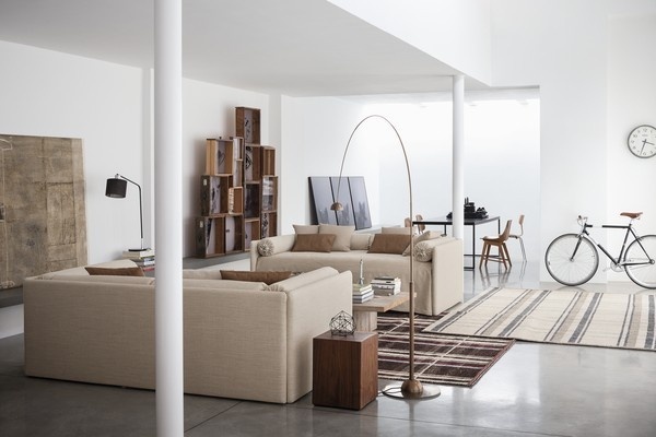 Elora Blue – White Loft | By Flou #inspiration #interior #decor #loft