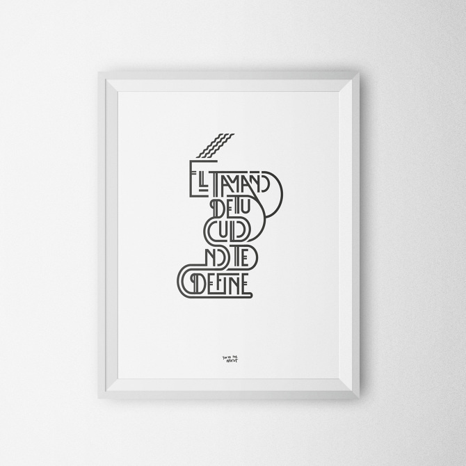 POSTER, TYPOGRAPHY #type #typography #illustration