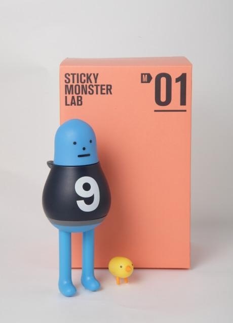 M01 RUBBER STICKY MONSTER LAB BLUE URBAN VINYL FIGURE LIMITED EDITION | eBay #vinyl #character #toy