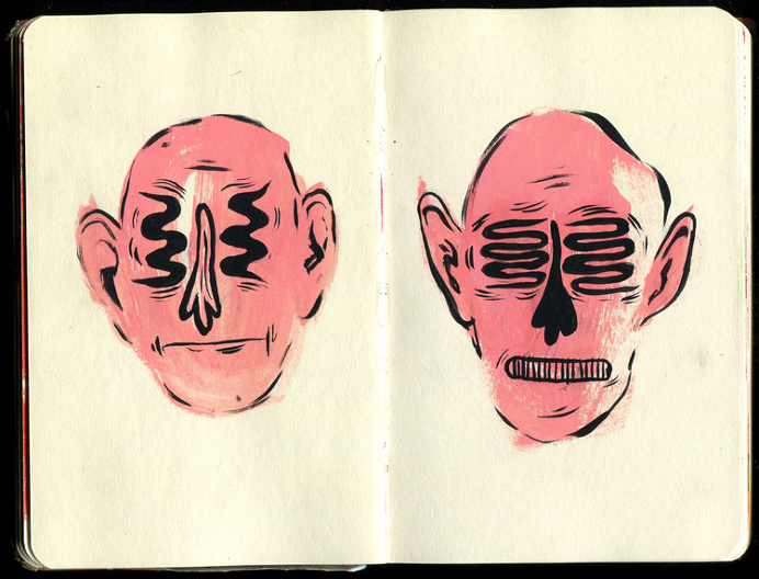 Krista Perry - Sketchbook No. 3 #illustration #sketchbook #moleskin