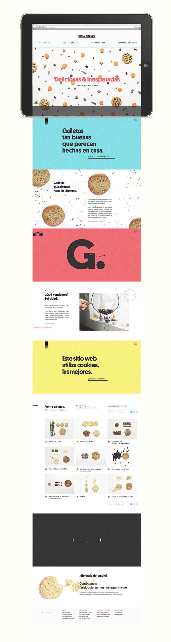 manifiesto futura #branding #food #identity #layout #web