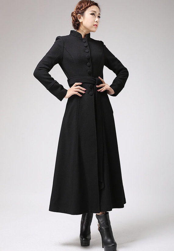 #black #coat #fashion