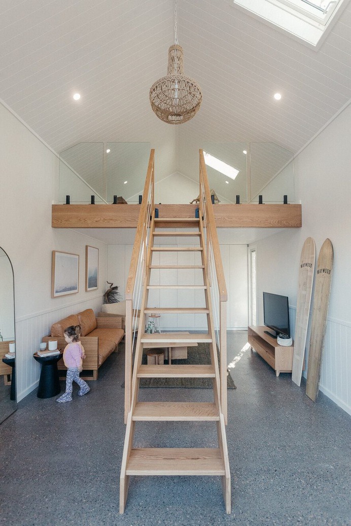 American Oak staircase, Fabric Architecture
