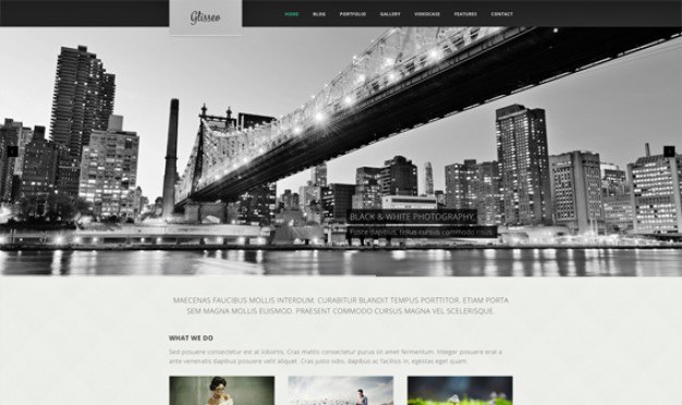 Glisseo homepage psd Free Psd. See more inspiration related to City, Building, Psd, Templates, Responsive, City buildings, Homepage, Horizontal, Freebies and Multipurpose on Freepik.