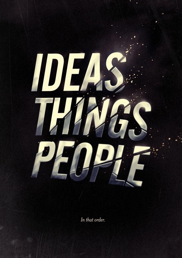 IDEAS THINGS PEOPLE #type