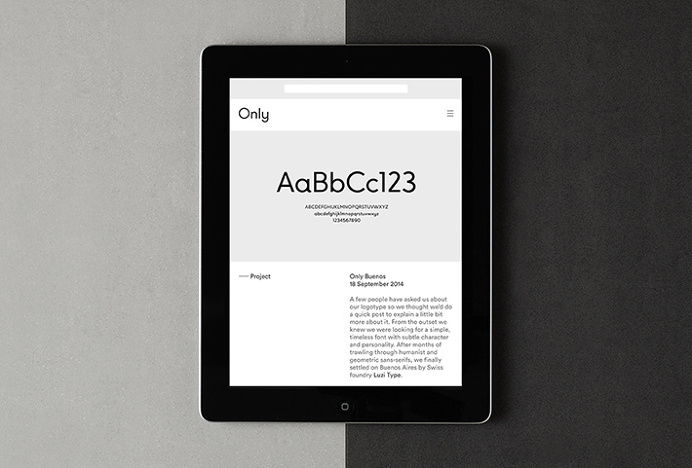 Only by Only #brand design #website