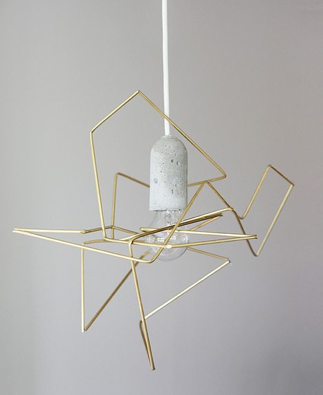 cosascool:DIY lamp idea byÂ Weekday Carnival. #lamp