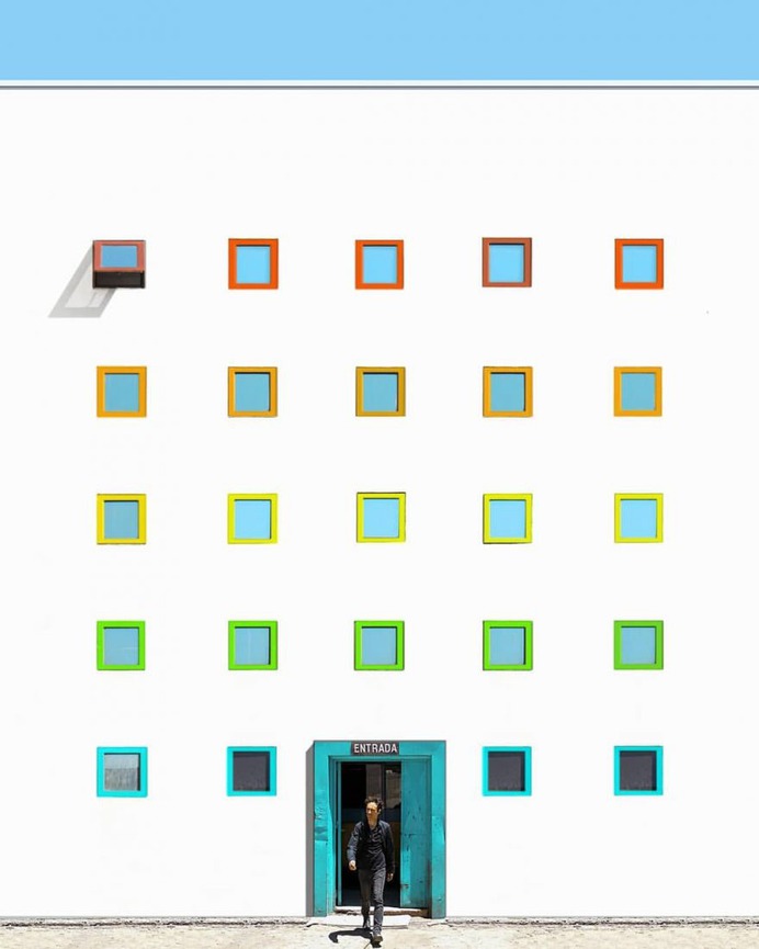 Colorful and Minimalist Urban Photography by Pascal Krumm