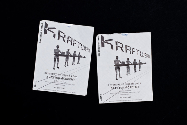Kraftwerk ephemera #white #design #graphic #illustration #package #typography