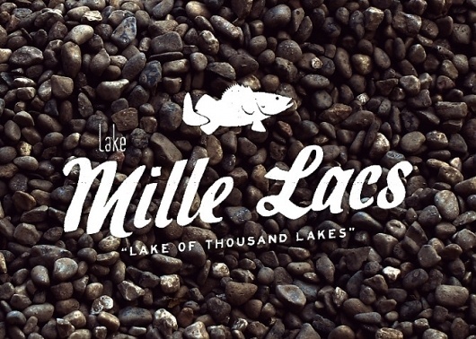 Branding 10,000 Lakes #lake #logo #fish #branding