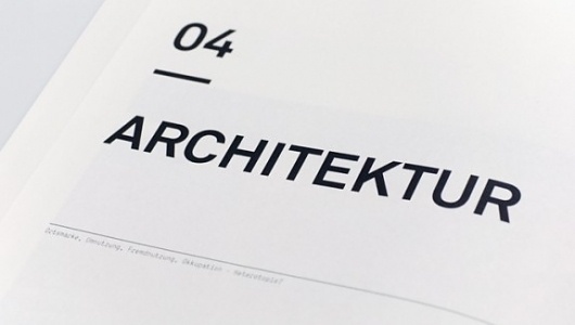 Plato Architekten #typography