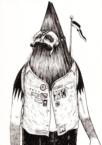 Class Monitor Art Print by Speak Cryptic | Society6 #ink #illustration #class #monitor #speak #pen #and #cryptic