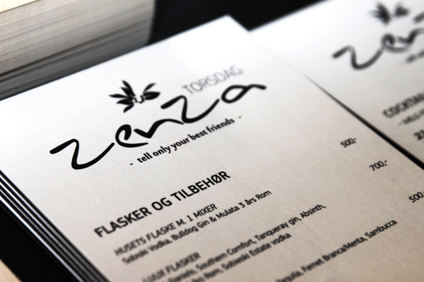 cocktail card design by www.onad.dk #cocktailcard #card #print #design #look #summer #trendy
