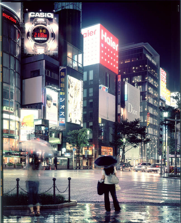 Dark Roasted Blend: Bladerunner Tokyo (in Large Format Photography) #towers #urbanism #tokyo #photography #architecture #art #light #japan