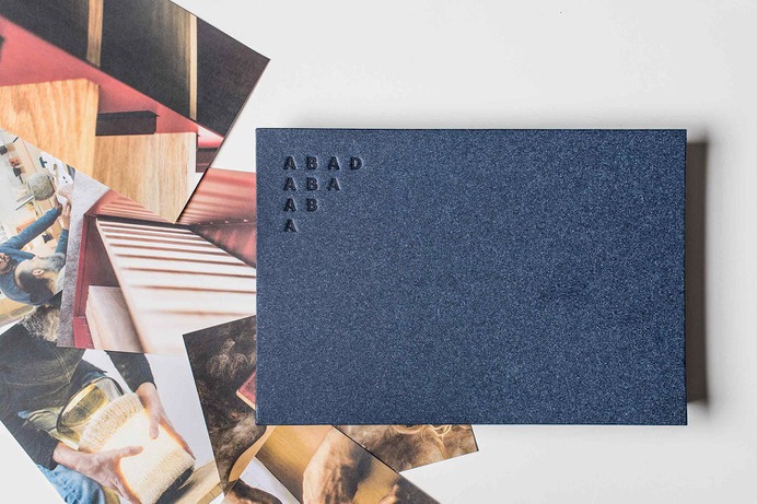 ABAD - Mindsparkle Mag Marina Goñi Studio designed the Identity for a product design studio.The concept of a collector and its box: different pieces organized in small boxes and cataloged. #logo #packaging #identity #branding #design #color #photography #graphic #design #gallery #blog #project #mindsparkle #mag #beautiful #portfolio #designer