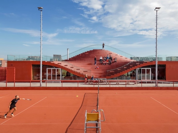 Iconic club house architecture