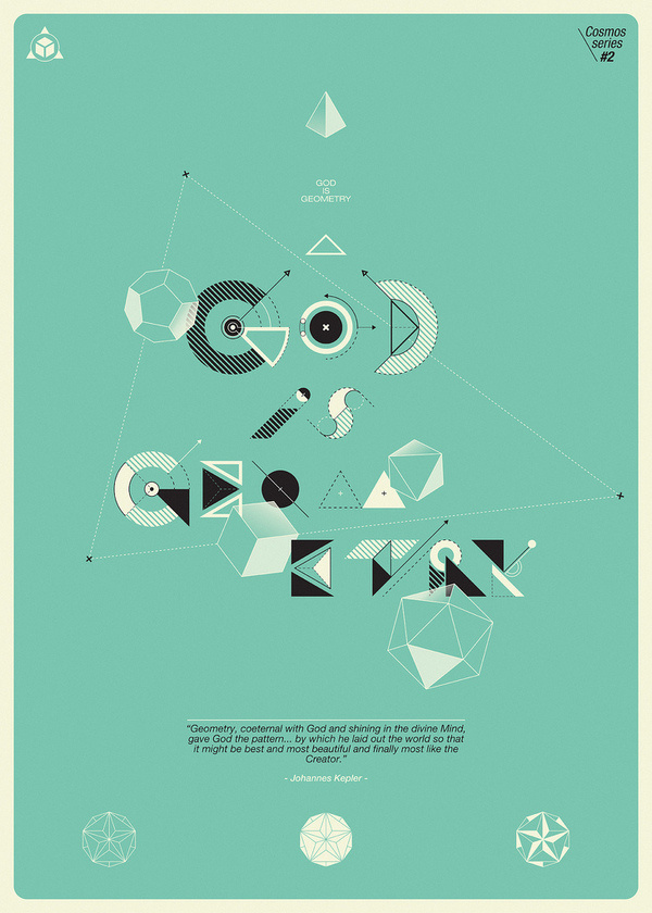 God is Geometry, by Matías Petroli #inspiration #creative #geometry #design #graphic #poster #god