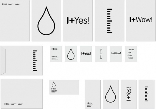 identidad #spain #white #branding #idrink #black #barcelona #and #letterhead