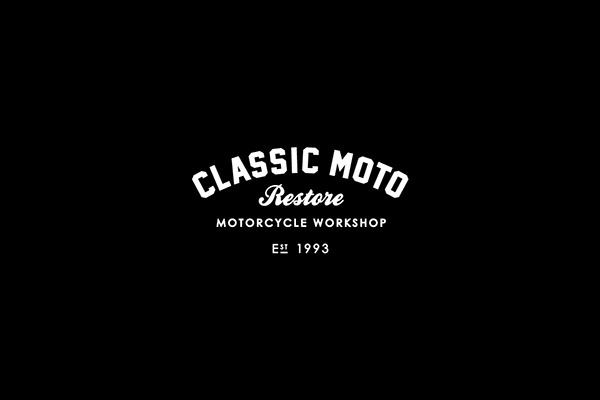 ClassicMotoRestore on Behance #design #vintage #logo #greece #motorcycle #athens