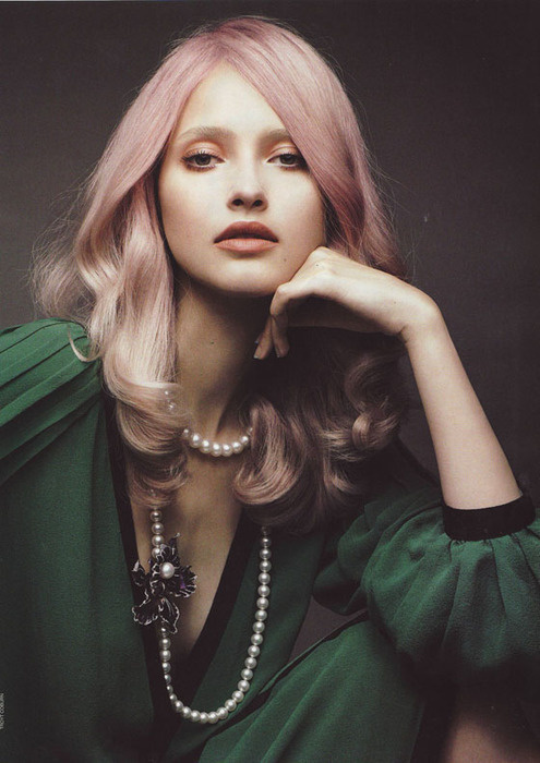 (viaÂ herblinks) #woman #pink #photo #hair #portrait