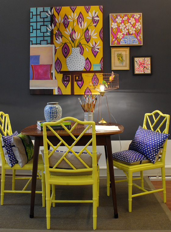 Words By; #chair #yellow #love
