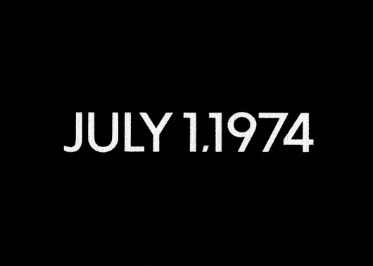 ON KAWARA - JULY 1, 1974. Liquitex on canvas. #on #art #futura #canvas #kawara