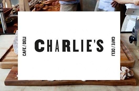 Charlies - DAVID TORR #print #cafe #identity #promo #logo #web #typography