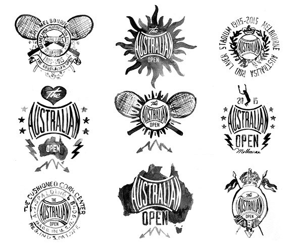 Hand Painted Graphics II on Behance