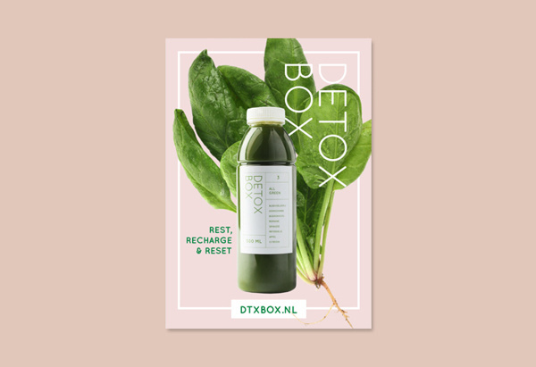 Detox Box on Branding Served #layout #border