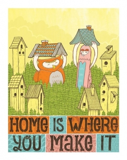 For Me its Love Home is Where You Make it by Jolby on Etsy #scribble