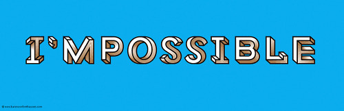 I'MPOSSIBLE #type #font #macula