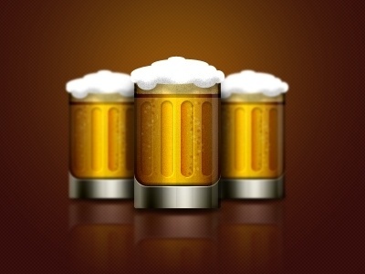 Dribbble - Tapped Out by Alvin Thong #beer #icon #design #graphic #web