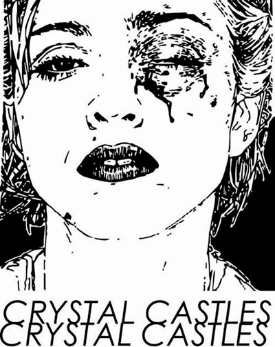 Crystal Castles « INFOtainment! #castles #crystal #cover #illustration #portrait