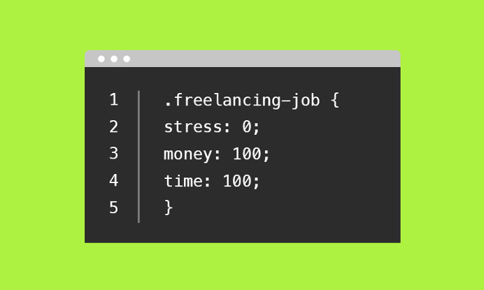 The life of a freelancer.