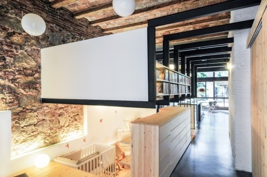 CJWHO ™ (Patio House In Gracia, Barcelona, Spain | Carles...) #staircase #spain #design #books #interiors #photography #architecture #barcelona