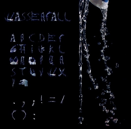 Hélène Mailloux | graphic designer #wasserfall #water #mailloux #helene #typography