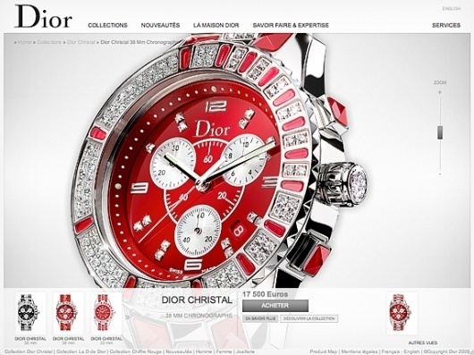 Dior Horlogerie - 13decembre - Séverin Boonne #webdesign